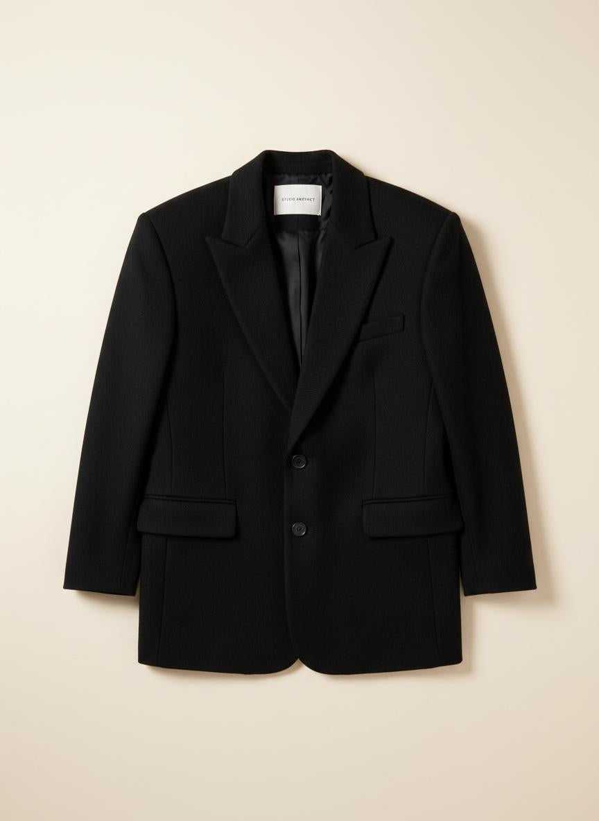 Structured Wool Blazer